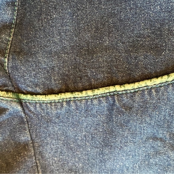 Vintage Denim Puff Sleeve Blazer 1970s - Picture 5 of 5